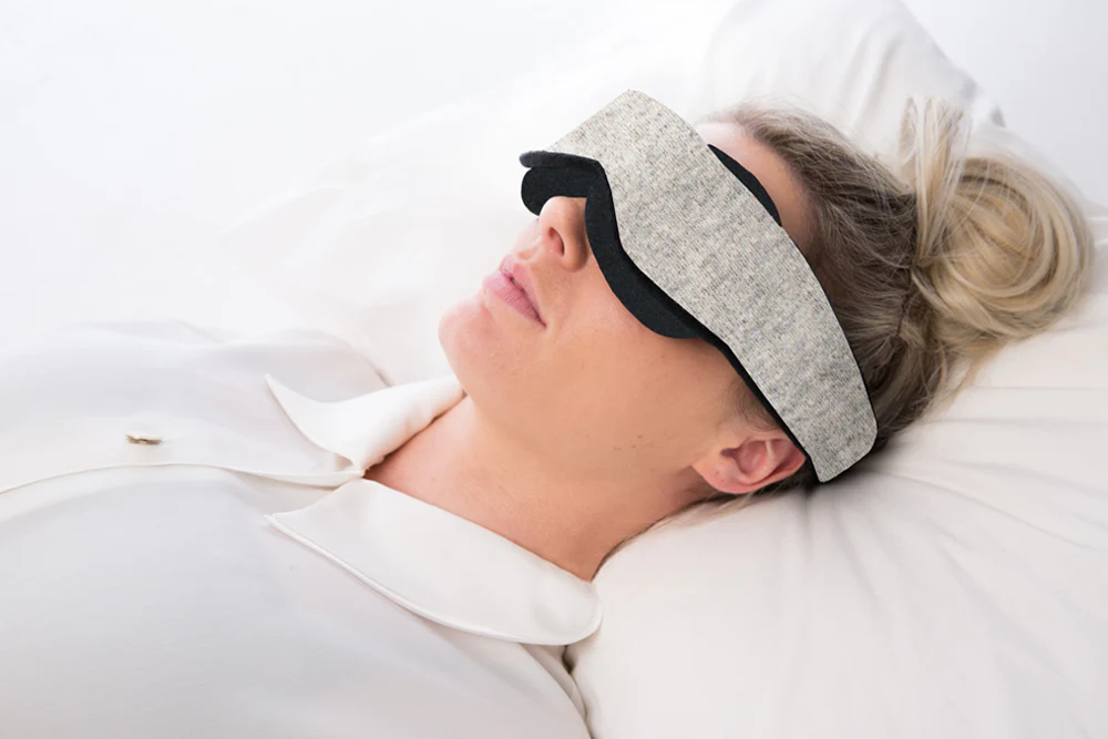Cotton Blackout Sleep Mask - Image 3